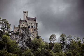 Naklejka premium Lichtenstein Castle in Baden-Wurttemberg, Germany