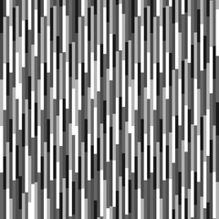 Full seamless geometric pattern vector for decoration. Stripe texture design for textile fabric print and wallpaper. Vertical lines. Black white grey.
