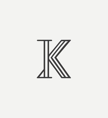 letter k logo