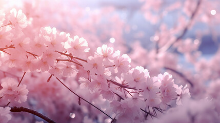 Obraz premium pink cherry blossom