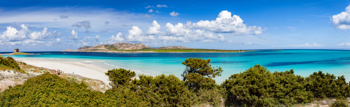 La Pelosa beach, Sardinia, Italy