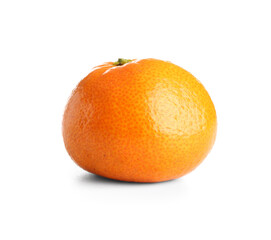 Sweet mandarin on white background