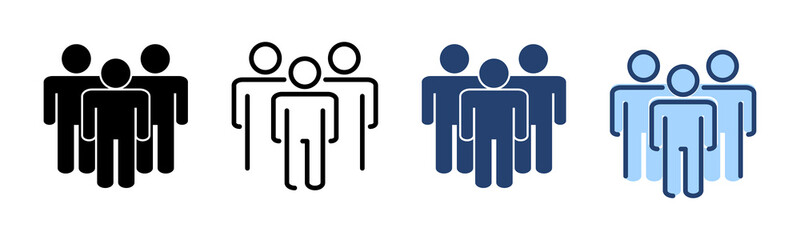 people icon vector. person sign and symbol. User Icon vector