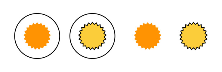 Badge icon set for web and mobile app. Awards icon vector. Achieve sign and symbols