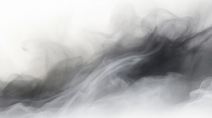 Abstract background scene of back and white colored smoke clouds.