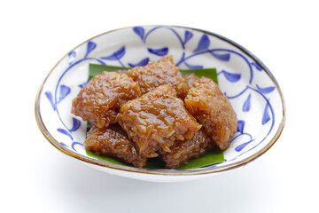 Sticky rice in palm sugar (Thai Dessert)