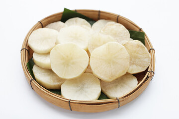 Snow lotus or smallanthus sonchifolius (yacon)