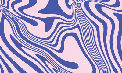 Collection of Abstract Horizontal Backgrounds Featuring Liquid Effects, Waves, Swirls, and Spin Patterns. Psychedelic Vector Design, Distorted Textures Embracing the Y2K, 60s, and 70s Aesthetic Styles