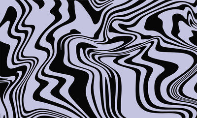 Collection of Abstract Horizontal Backgrounds Featuring Liquid Effects, Waves, Swirls, and Spin Patterns. Psychedelic Vector Design, Distorted Textures Embracing the Y2K, 60s, and 70s Aesthetic Styles
