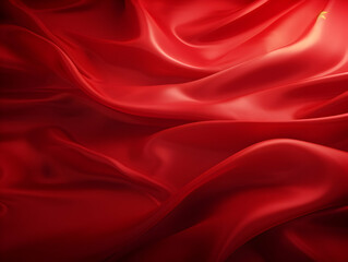 Obraz premium China national flag background, China flag weaving made by silk cloth fabric, China background, ai generated image