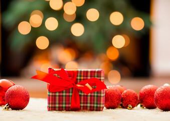 christmas tree and gifts