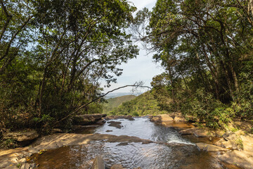 paisagem natural na cidade de Rio Acima, Estado de Minas Gerais, Brasil