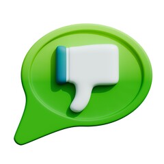 3d icon dislike