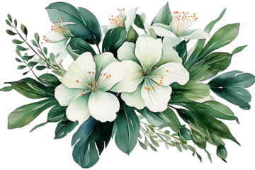 Abstract artistic background. Golden elements. Textured background. Watercolor, Modern Art. flowers, plants, tropical, leaves, posters, cards, murals,   noon  transparency  generative AI