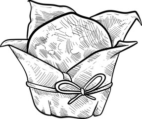 cupcake handdrawn illustration