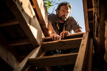 Self-Sufficient Home Repairs: Individual's Resourcefulness in Natural Light