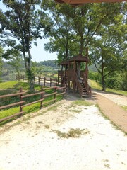 summer view of park