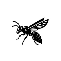 Hornet Logo Monochrome Design Style