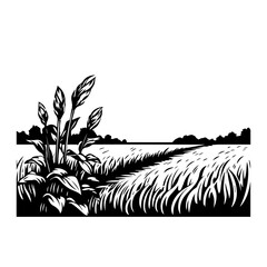 Field Logo Monochrome Design Style