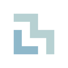 Fototapeta premium Monogram L design vector logo. Monogram initial letter mark L logo design. Monogram design vector logo. Monogram initial letter mark L logo design. Simple L monogram