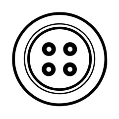 Button Logo Monochrome Design Style