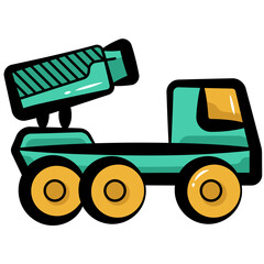 Missile Truck Icon
