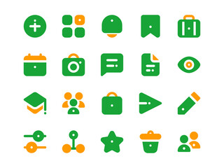 User Interface Icon Pack Filled Style. Material Icon Collection, Perfect for Websites, Landing Pages, Mobile Apps, and Presentations. Suitable for UI UX.
