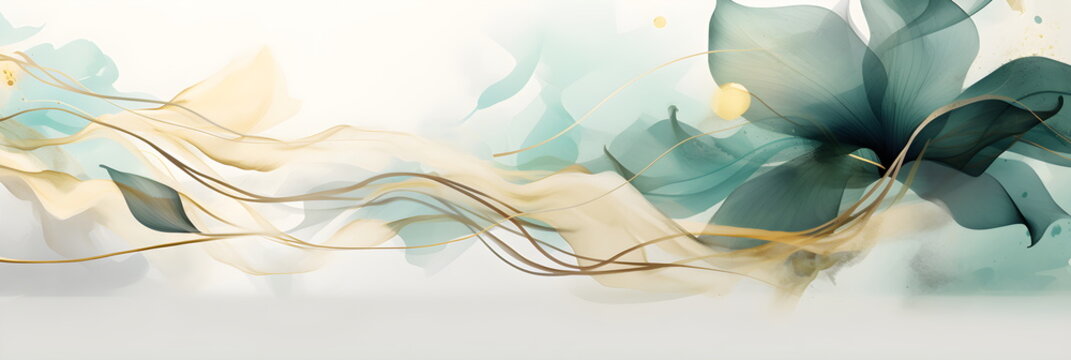 Abstract Teal background. VIP Invitation, wedding and celebration card.