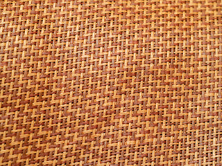 texture of woven mat, brown pattern