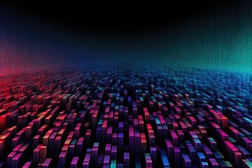 Naklejka premium Abstract futuristic technology background. light line design Generative AI