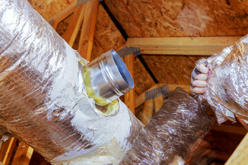 New home requires installation of HVAC systems, ventilation systems, air metal duct pipelines
