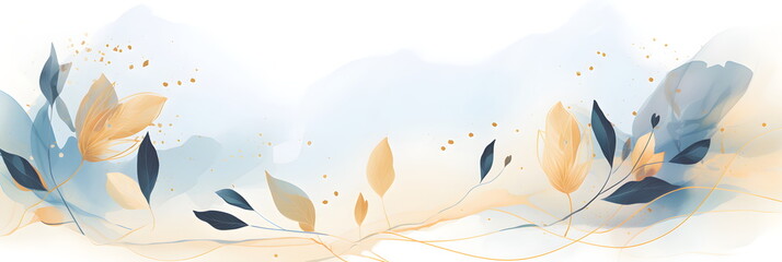 Abstract Azure background. VIP Invitation, wedding and celebration card.