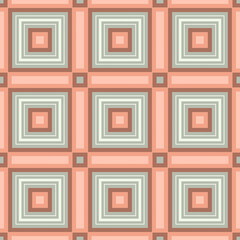 Quilt Top or Decor Pink and Mint Seamless Tile