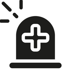 Fototapeta premium Emergency Bold Icon