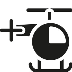 Helicopter Bold Icon