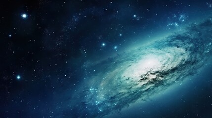 Naklejka na ściany i meble abstract background,Spiral Galaxy. Generative AI - Elements of This Image Furnished by NASA Galaxy