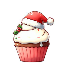 christmas cupcake