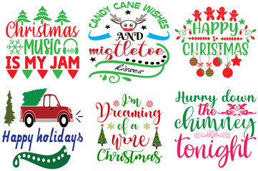 Holiday Celebration and Winter Labels And Badges Collection Christmas Vector Illustration for Infographic, Advertising, Wrapping Paper