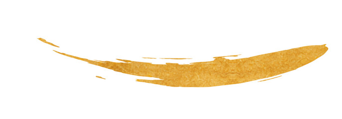 金色のテクスチャーが美しいブラシストローク