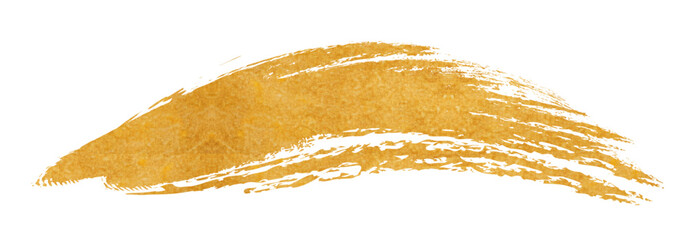 金色のテクスチャーが美しいブラシストローク
