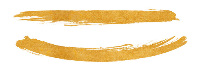 Obraz premium 金色のテクスチャーが美しいブラシストローク