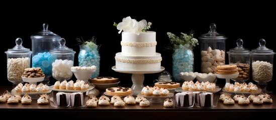 First communion party's dessert display