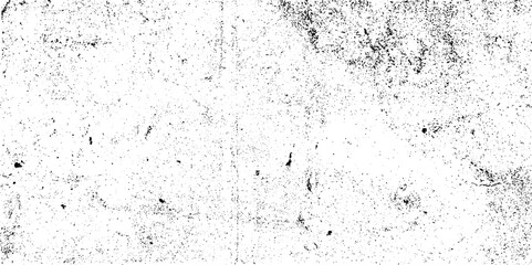Abstract vector noise. Small particles of debris and dust. Distressed uneven background. Grunge texture overlay with rough and fine grains isolated on white background. Vector illustration.