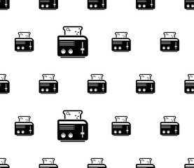 Toaster Icon Seamless Pattern M_2311005