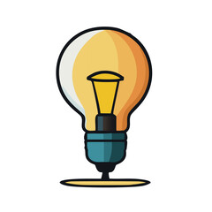 light bulb icon, idea icon, thinking icon 