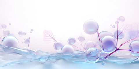 Pastel background with iridescent magical air bubbles Magical Pastel Hues Iridescent Air Bubble Symphony