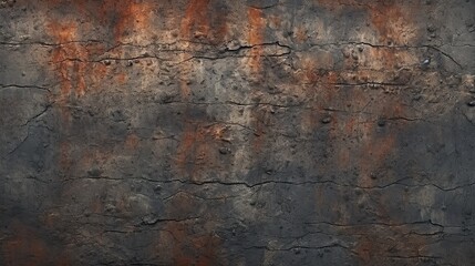Obraz premium Old rusty metal wall texture background. Abstract grunge background for design
