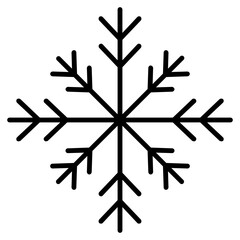 The snow crystal icon.
