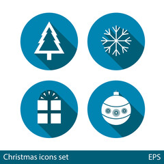 Christmas icon set