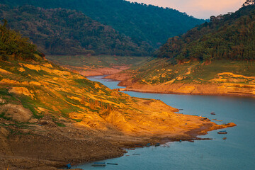 Reservoir in the dry season
